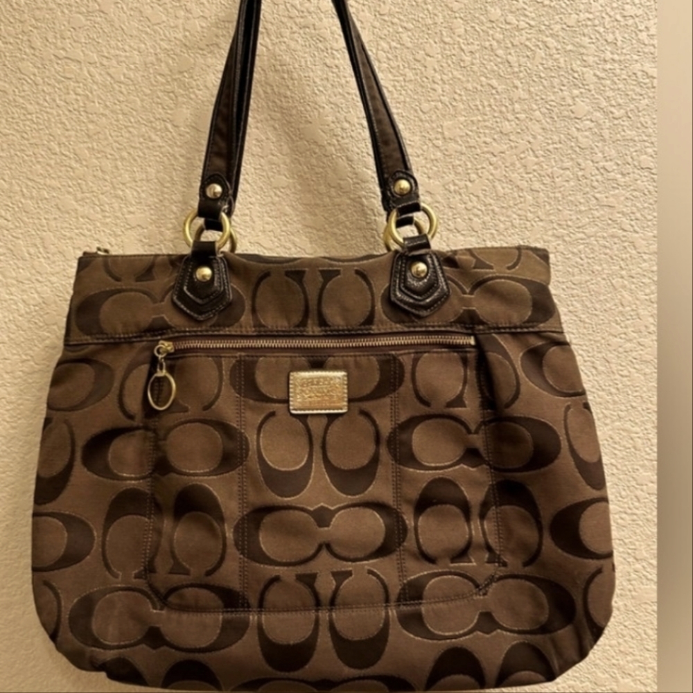 Coach Poppy X-Large Brown Tote